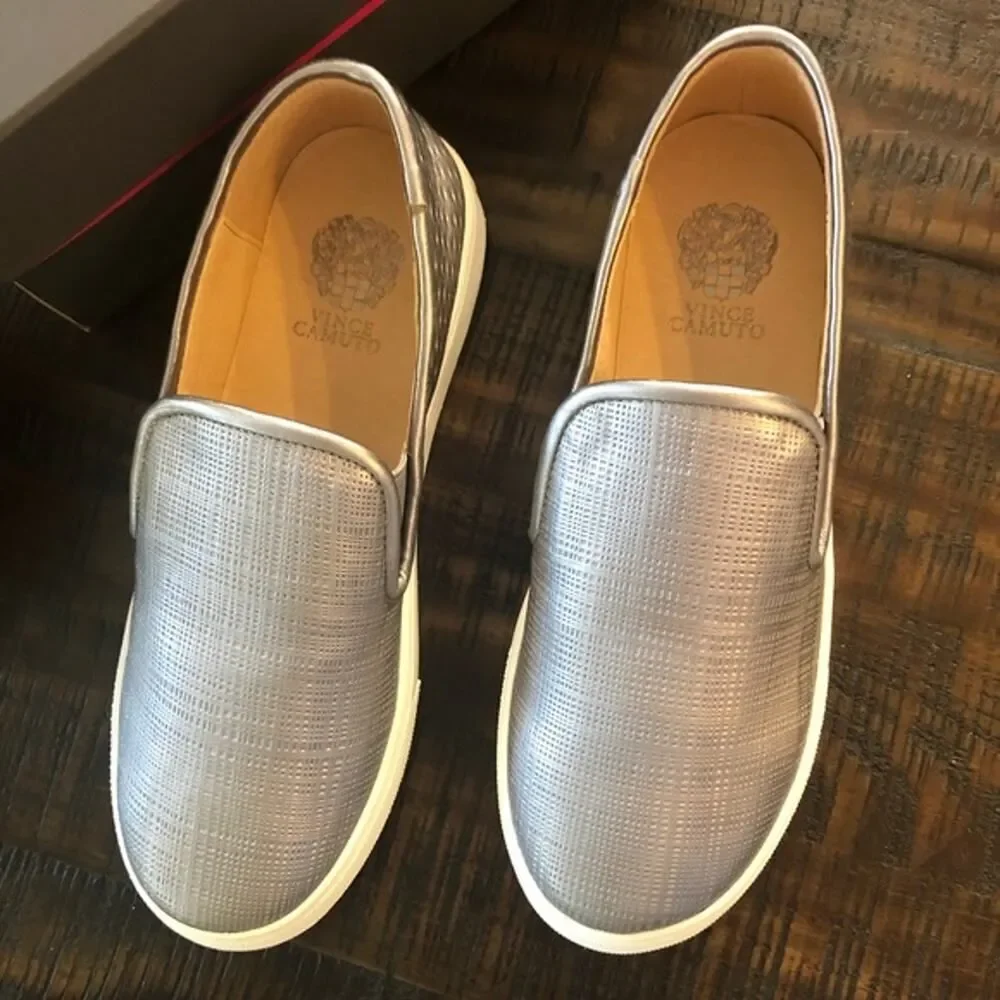 Vince Camuto Girl’s Silver Bestina Sneakers Shoes